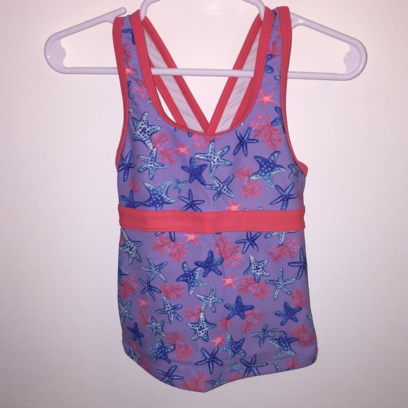 L.L. Bean Other - L.L. Bean Starfish Print Tankini Top & Bottom